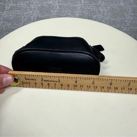 Coach Classic Vtg Leather Legacy Small Zip Coin Purse wallet Black - Picture 4 of 6